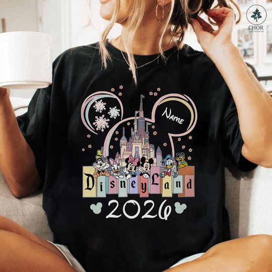 Discover Personalized Disneyland 2026 Comfort Colors Shirt, Mickey And Friends Shirt