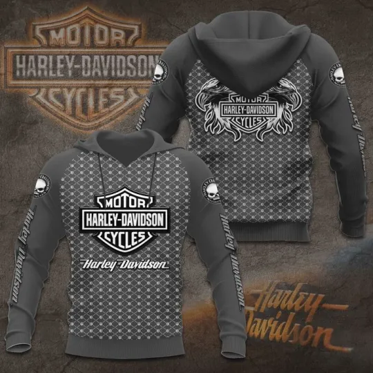 Discover Personalized Harley Motor Racing Davidsonn Lightweight Hoodie Unisex Adult S-5XL