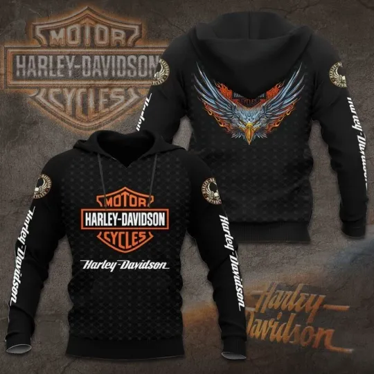 Discover Personalized Harley Motor Racing Davidsonn Lightweight Hoodie Unisex Adult S-5XL
