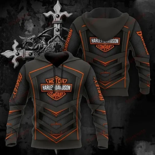 Discover Personalized Harley Motor Racing Davidsonn Lightweight Hoodie Unisex Adult S-5XL