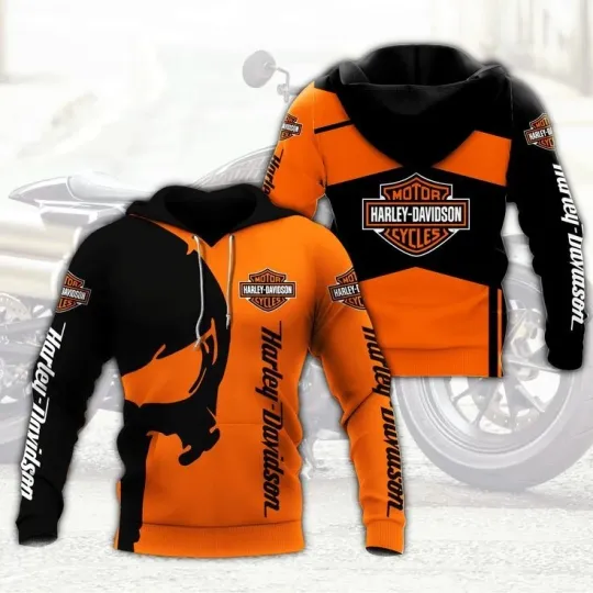 Discover Personalized Harley Motor Racing Davidsonn Lightweight Hoodie Unisex Adult S-5XL