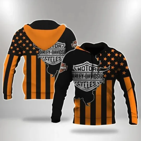 Discover Personalized Harley Motor Racing Davidsonn Lightweight Hoodie Unisex Adult S-5XL