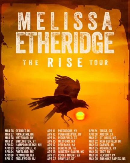 Melissa Etheridge 2026 Tour Setlist
