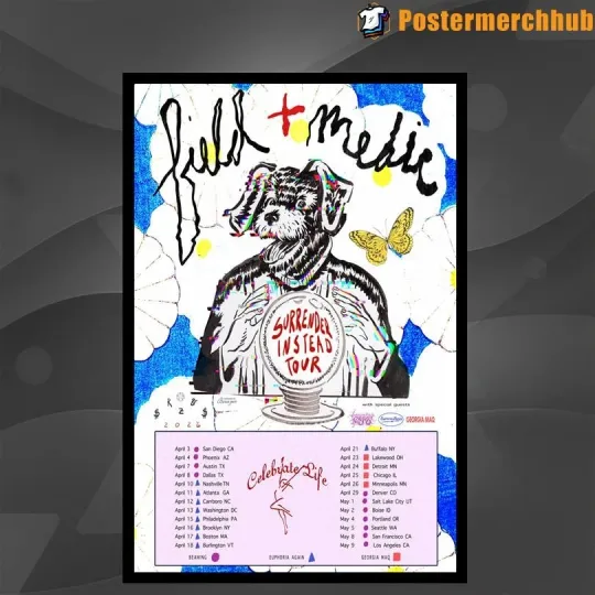 Discover Field Medic Surrender Instead Tour 2026 Poster Home Decor, Wall Art