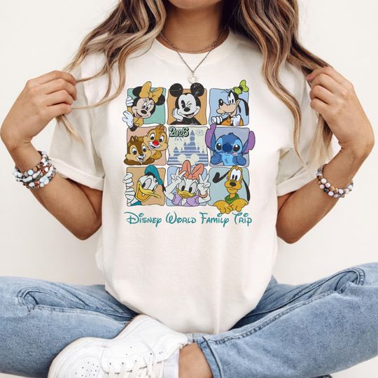 Discover Walt Disneyworld Retro Shirt: Vintage Disneyworld Mickey and Friends
