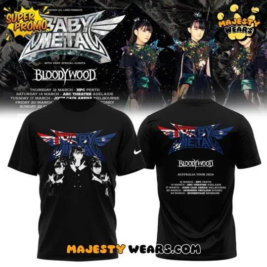 Babymetal Australia Tour 2026 3D T Shirt