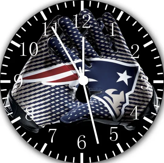 Discover New England Patriots Wall Clock