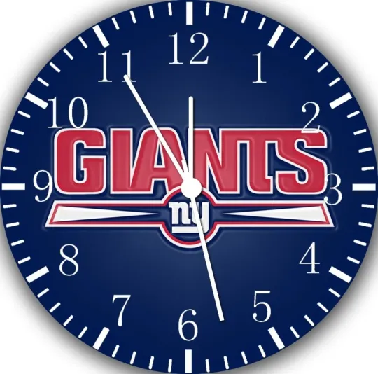 Discover New York Giants Wall Clock