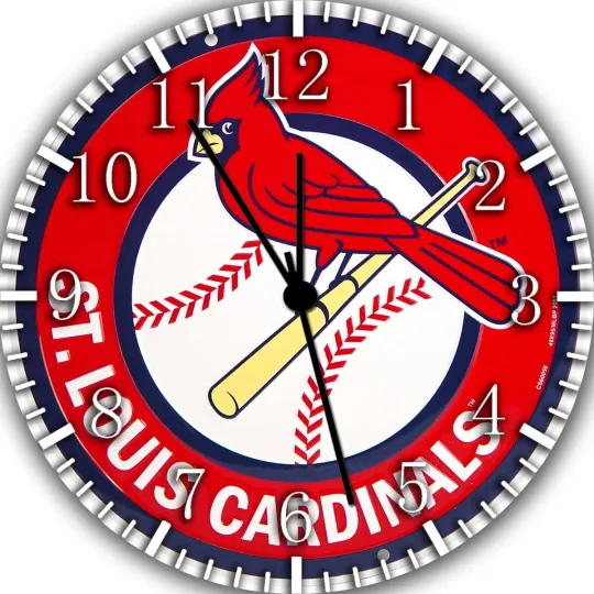 Discover St. Louis Cardinals Wall Clock