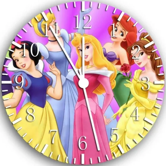 Discover Disney Princess Princesses Wall Clock