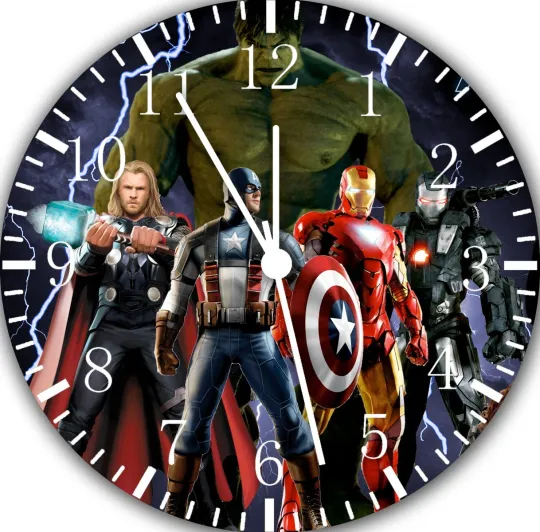 Discover The Avengers Wall Clock