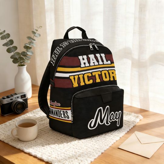 Discover Custom Washington Gift Backpack, Personalized football Football Bag, Personalized Leather Look Backpack for Game Day Style