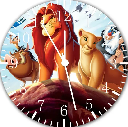 Discover Lion King Wall Clock