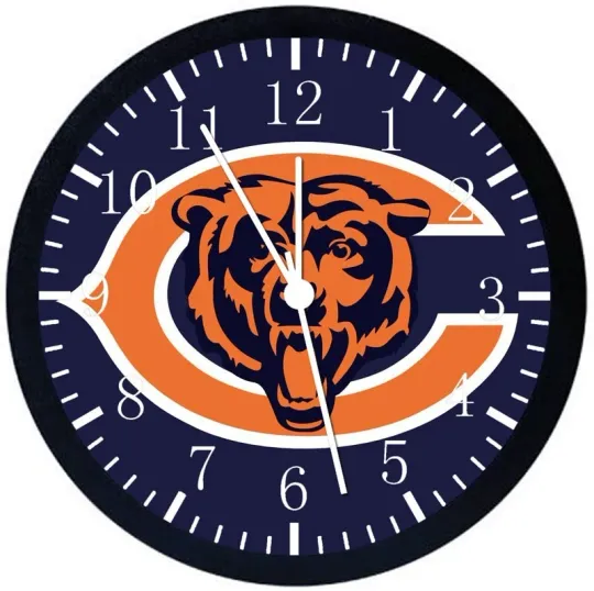 Discover Chicago Bears Wall Clock