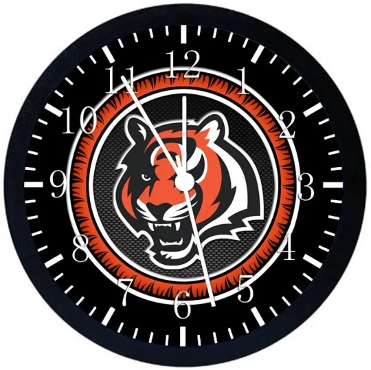 Discover Cincinnati Bengals Wall Clock