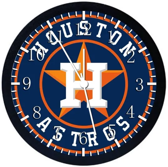 Houston Astros Wall Clock