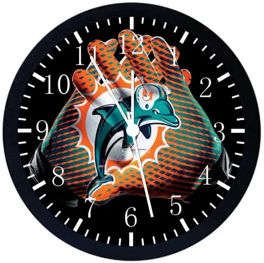 Miami Dolphins Wall Clock