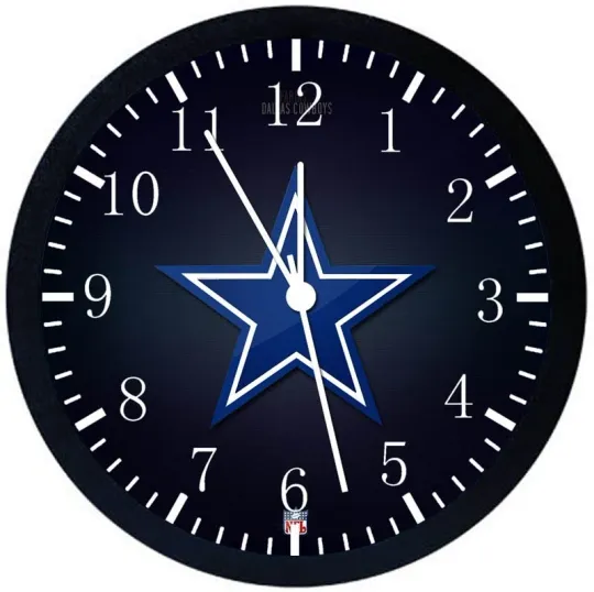 Discover Cowboys Wall Clock