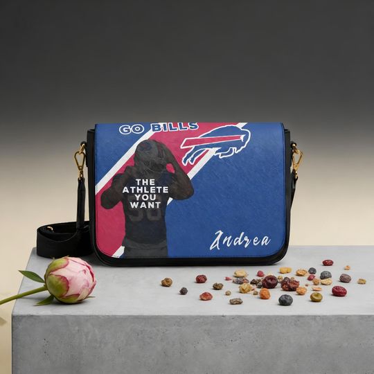 Personalized Buffalo Football Messenger Bag for Fans