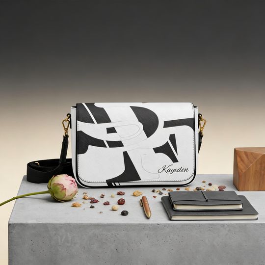 Personalized 49ers Fan Messenger Bag with Name, Minimalist football Crossbody Bag, Custom Football Gift for San Francisco Fans