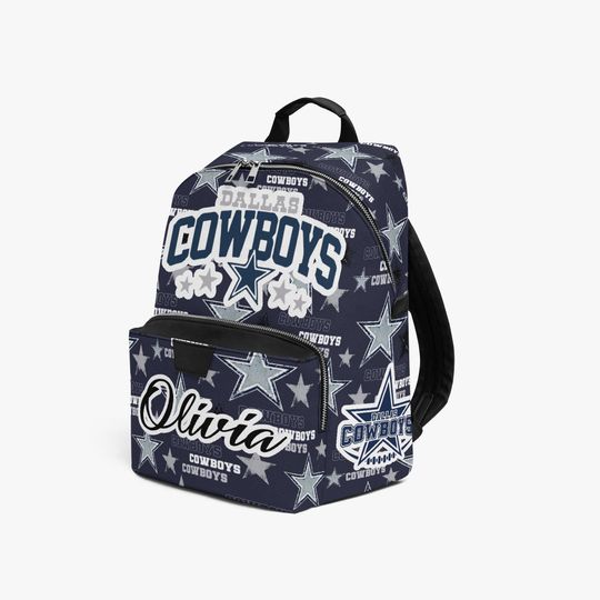 Discover Personalised Name  Backpack, Custom Football Fan Gift, Gift For Rave Fan, Game Day Bag