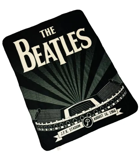 THE BEATLES PHILADELPHIA PHILLIES RETRO JFK STADIUM THEME NIGHT  FLEECE BLANKET