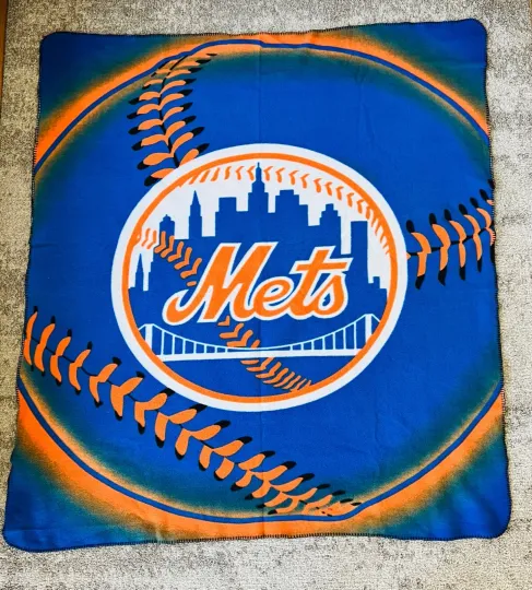 Discover VINTAGE NY METS BLANKET