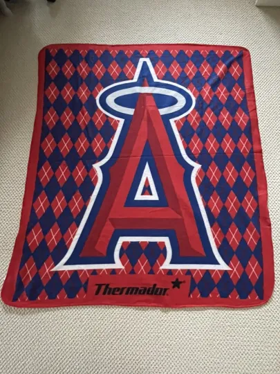 Discover Los Angeles Angels Fleece Throw Blanket NEW