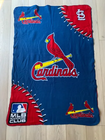 Discover St. Louis Cardinals MLB Insiders Club Fleece Blanket – 60" x 48" – Genuine Merch