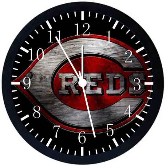 Discover Cincinnati Reds Wall Clock