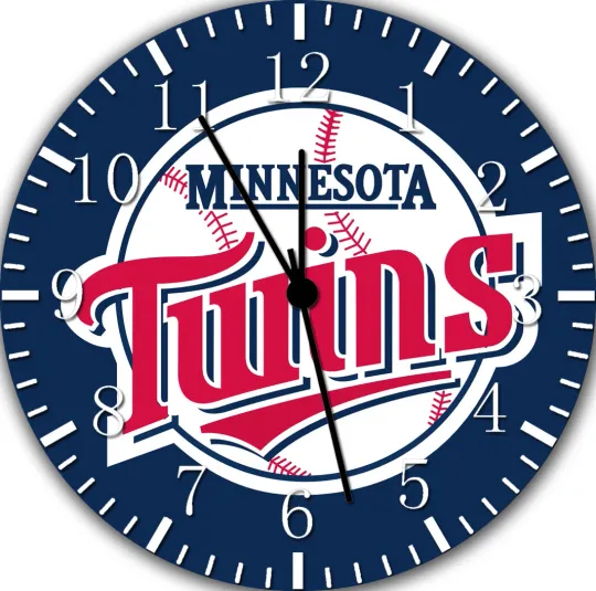 Discover Minnesota Twins Frameless Borderless Wall Clock