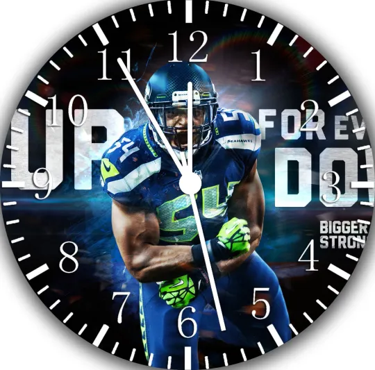 Discover Seattle Seahawks Frameless Borderless Wall Clock For Gifts or Home Decor