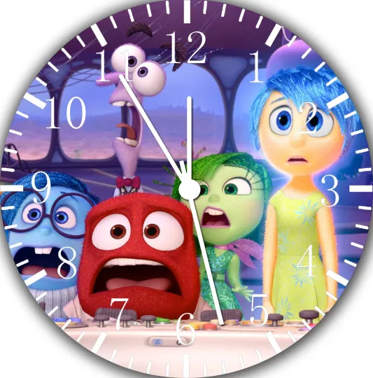 Discover Disney Inside Out Frameless Borderless Wall Clock For Gifts or Home Decor