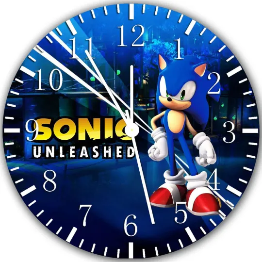 Discover Super Sonic Frameless Borderless Wall Clock Nice For Gifts or Decor