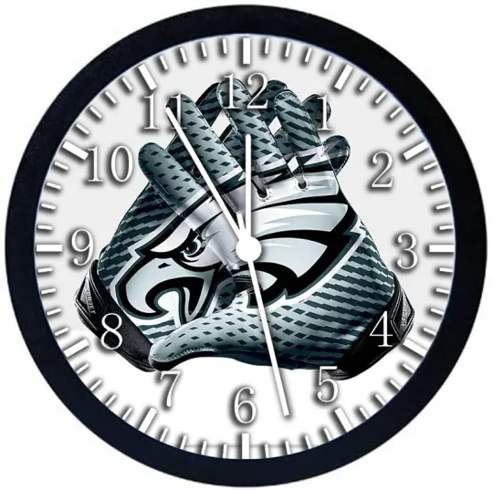 Discover Philadelphia Eagles Wall Clock