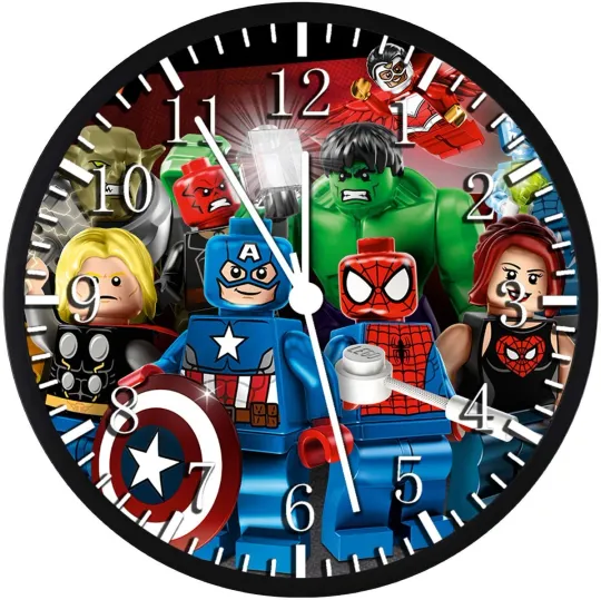 Discover Avengers Superheroes Wall Clock