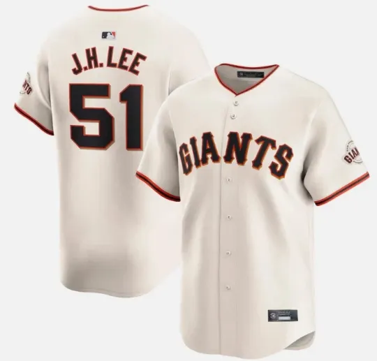 Discover Mens #51Jung Hoo Lee Cream Unisex 3D Print Baseball Jersey