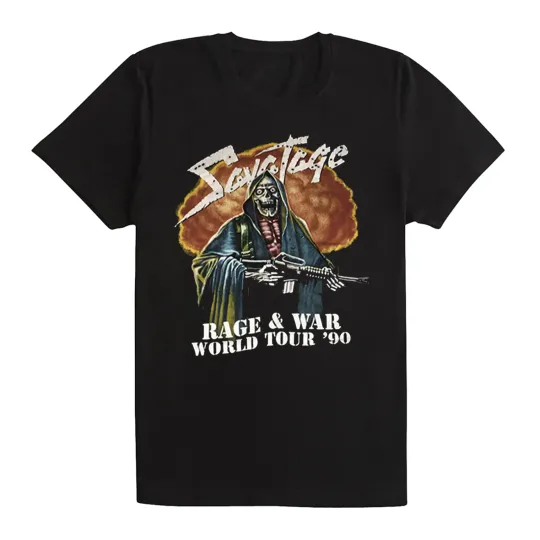Discover Savatage - Rage and War World Tour Album Men Unisex T-shirt