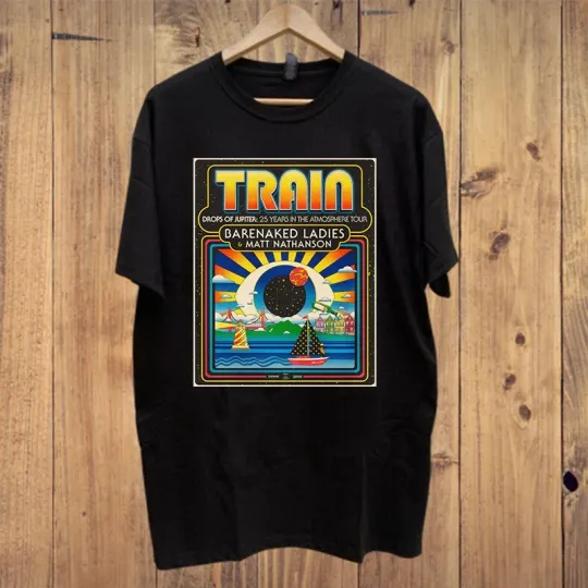 Discover Train Band Summer Tour Drops Of Jupiter 25 Years In The Atmosphere T Shirt