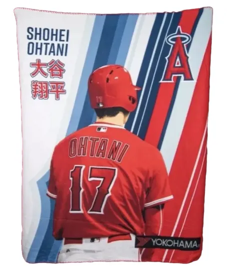 Discover Shohei Ohtani Fleece Blanket SGA 4/19/2019 Los Angeles Angels 48” X 56” 🔥