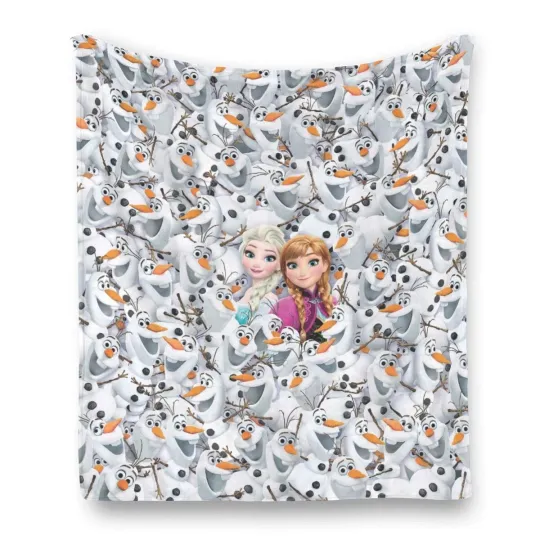 Discover New! Disney Frozen Olaf Soft Warm Disneyland Fleece Blanket