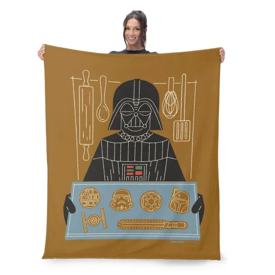 Discover Disney Star Wars Baker Vader Disneyland Fleece Blanket