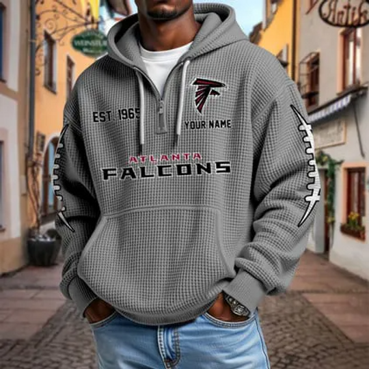 Atlanta Falcons Waffle Hoodie