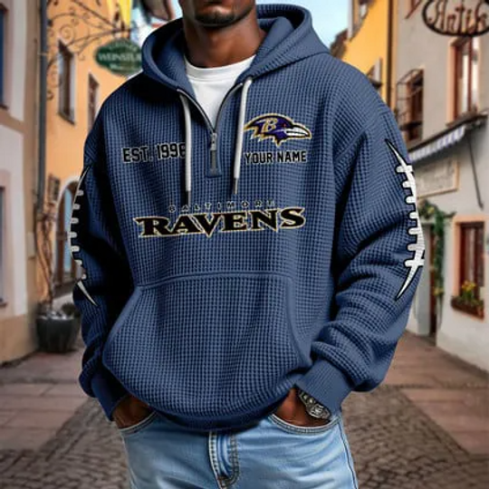 Baltimore Ravens Waffle Hoodie