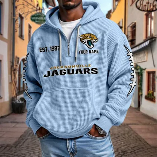 Jacksonville Jaguars Waffle Hoodie