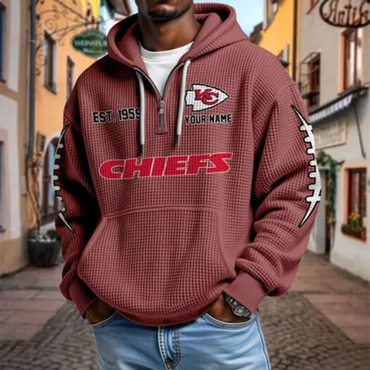 Kansas City Chiefs Waffle Hoodie