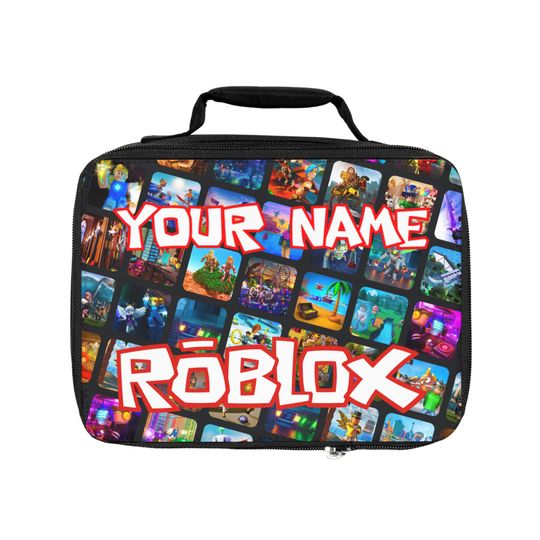 Roblox Lunch Bag - Personalized Gamer Insulated Lunch Tote for Kids