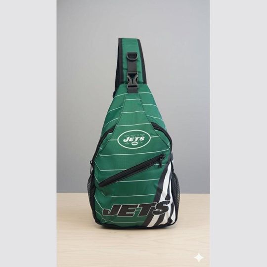Discover New York Jets Crossbody Sling Bag  football Green Shoulder Bag