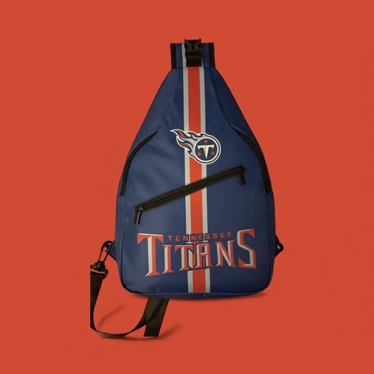 Discover Tennessee Titans Sling Bag  Navy football Crossbody, Hands-Free