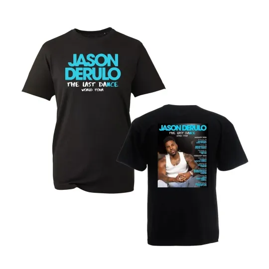 Discover Jason Derulo T-shirt the Last Dance Inspired Tour 2026 T-Shirt